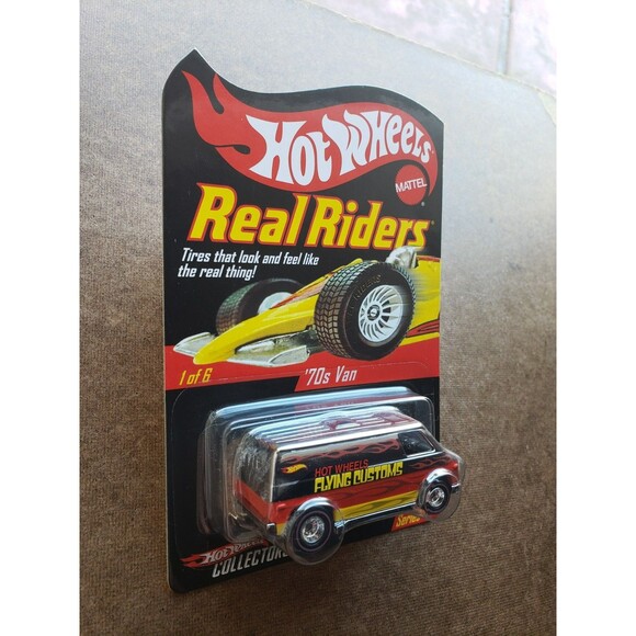 2005 Hot Wheels '70S VAN Chrome HWC.COM SERIES 4 REAL RIDERS Limited Edt  /11000 - Picture 7 of 16